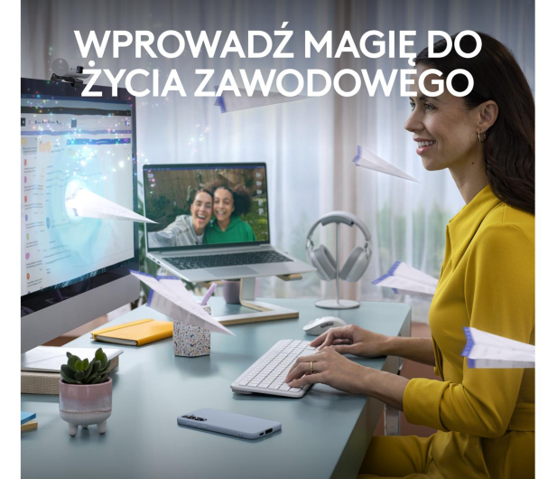 LOGITECH MK950 biały 920-012491 - 1233178 - zdjęcie 7